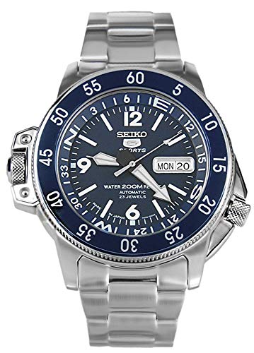 SEIKO SKZ209J MADE IN JAPANモデル Seiko 5 Sports SKZ209J1 Men's Atlas Map Meter Stainless